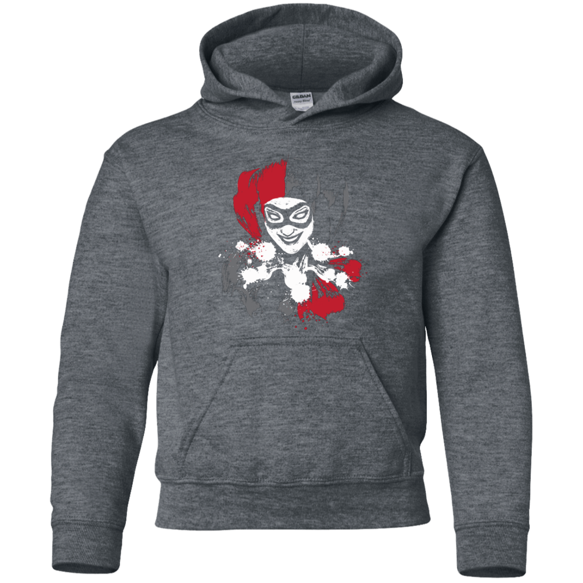 Sweatshirts Dark Heather / YS Harlequin Youth Hoodie