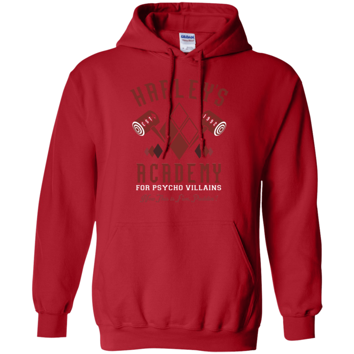 Sweatshirts Red / Small Harley's Academy Pullover Hoodie