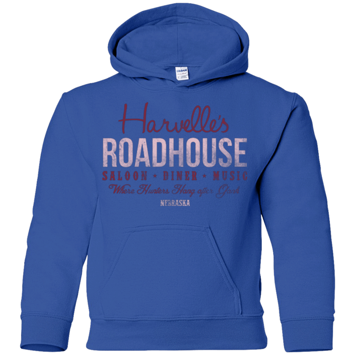 Sweatshirts Royal / YS Harvelle's Roadhouse Youth Hoodie