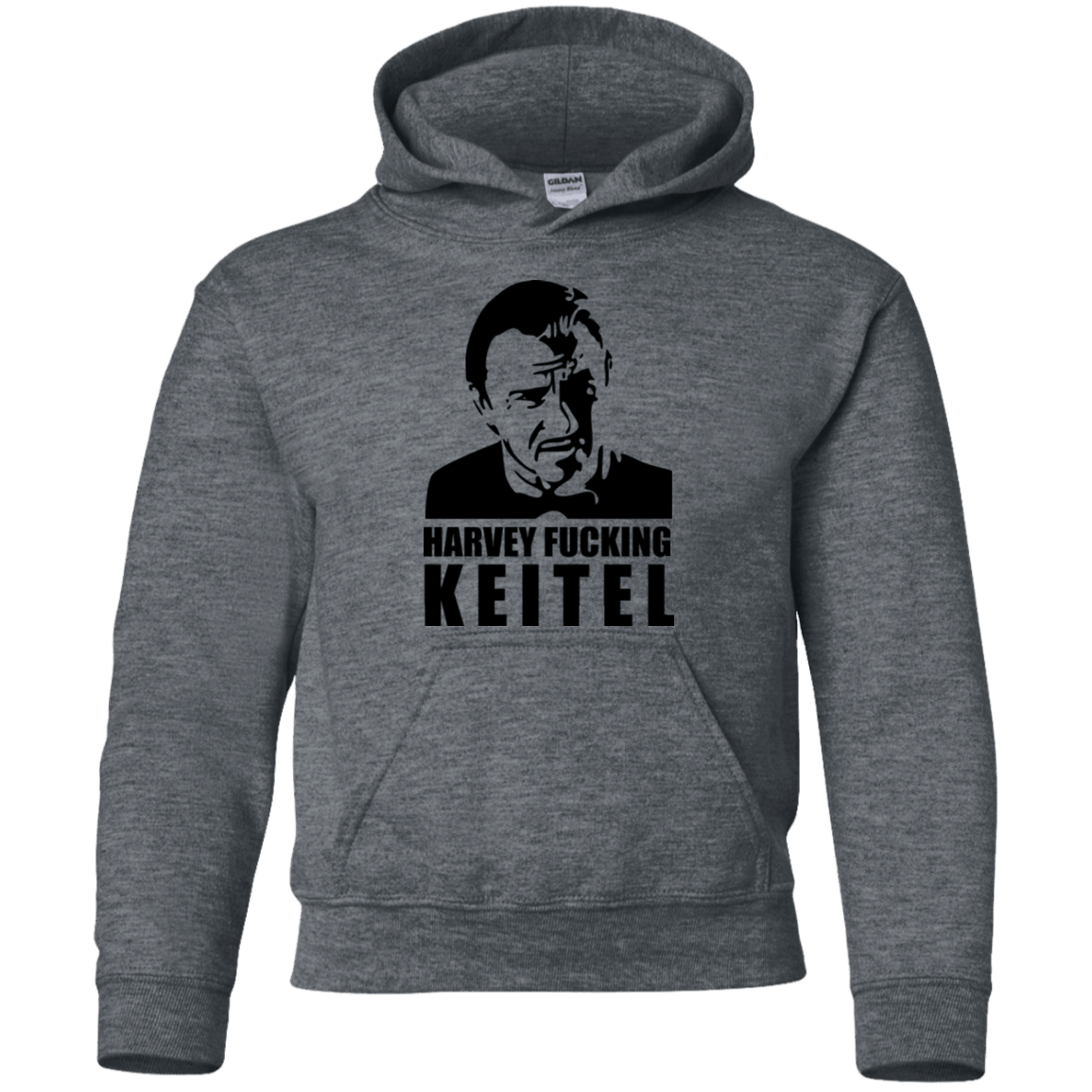 Sweatshirts Dark Heather / YS Harvey fucking Keitel Youth Hoodie
