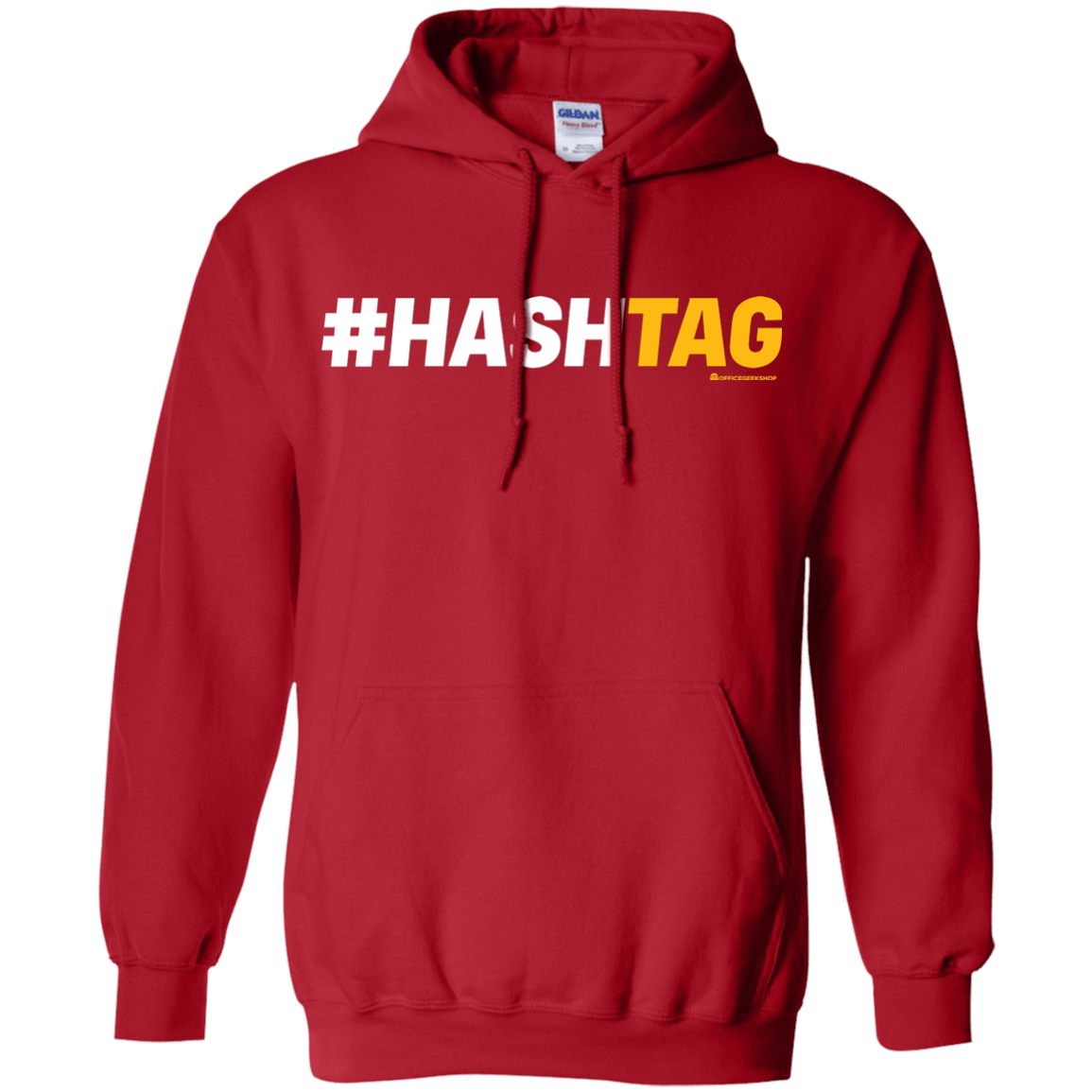 Sweatshirts Red / Small Hashtag Pullover Hoodie