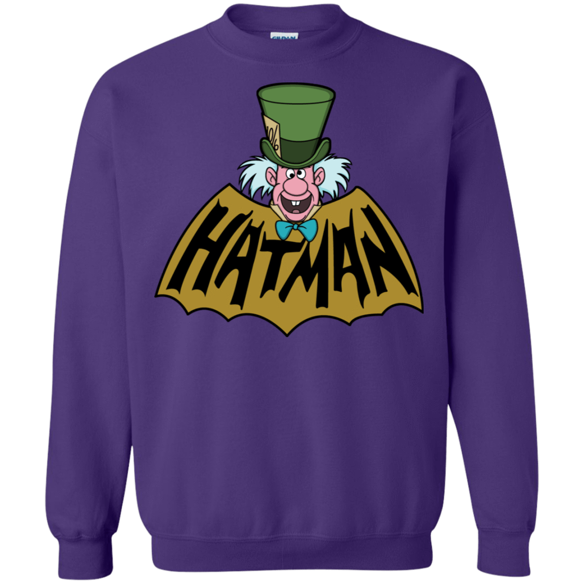Sweatshirts Purple / S Hatman Crewneck Sweatshirt