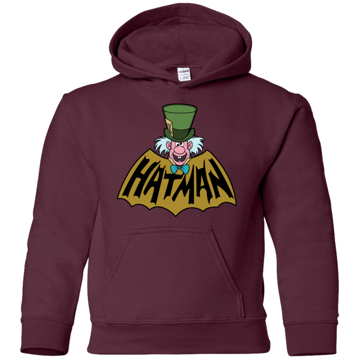 Sweatshirts Maroon / YS Hatman Youth Hoodie