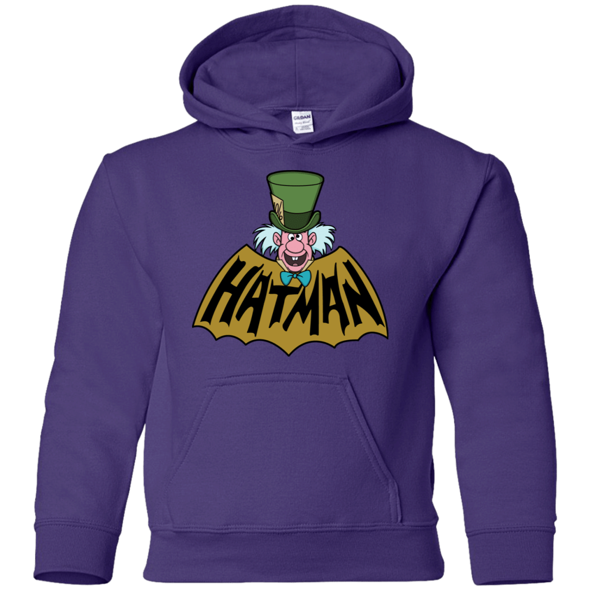 Sweatshirts Purple / YS Hatman Youth Hoodie