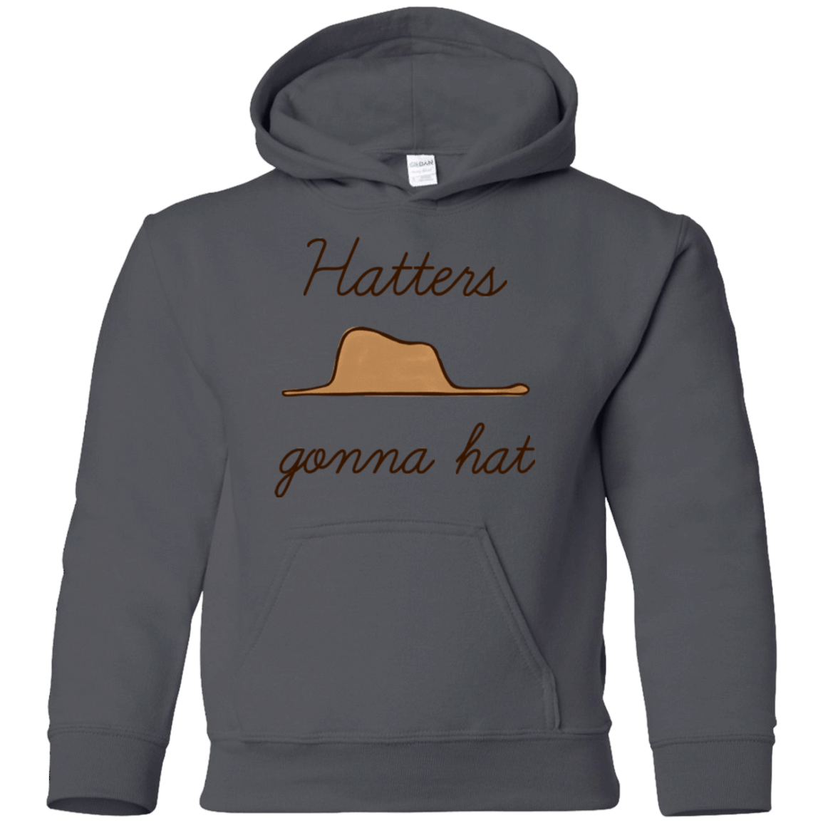 Sweatshirts Charcoal / YS Hatters Gonna Hat Youth Hoodie