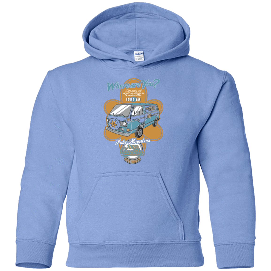 Sweatshirts Carolina Blue / YS Haunt Van Youth Hoodie