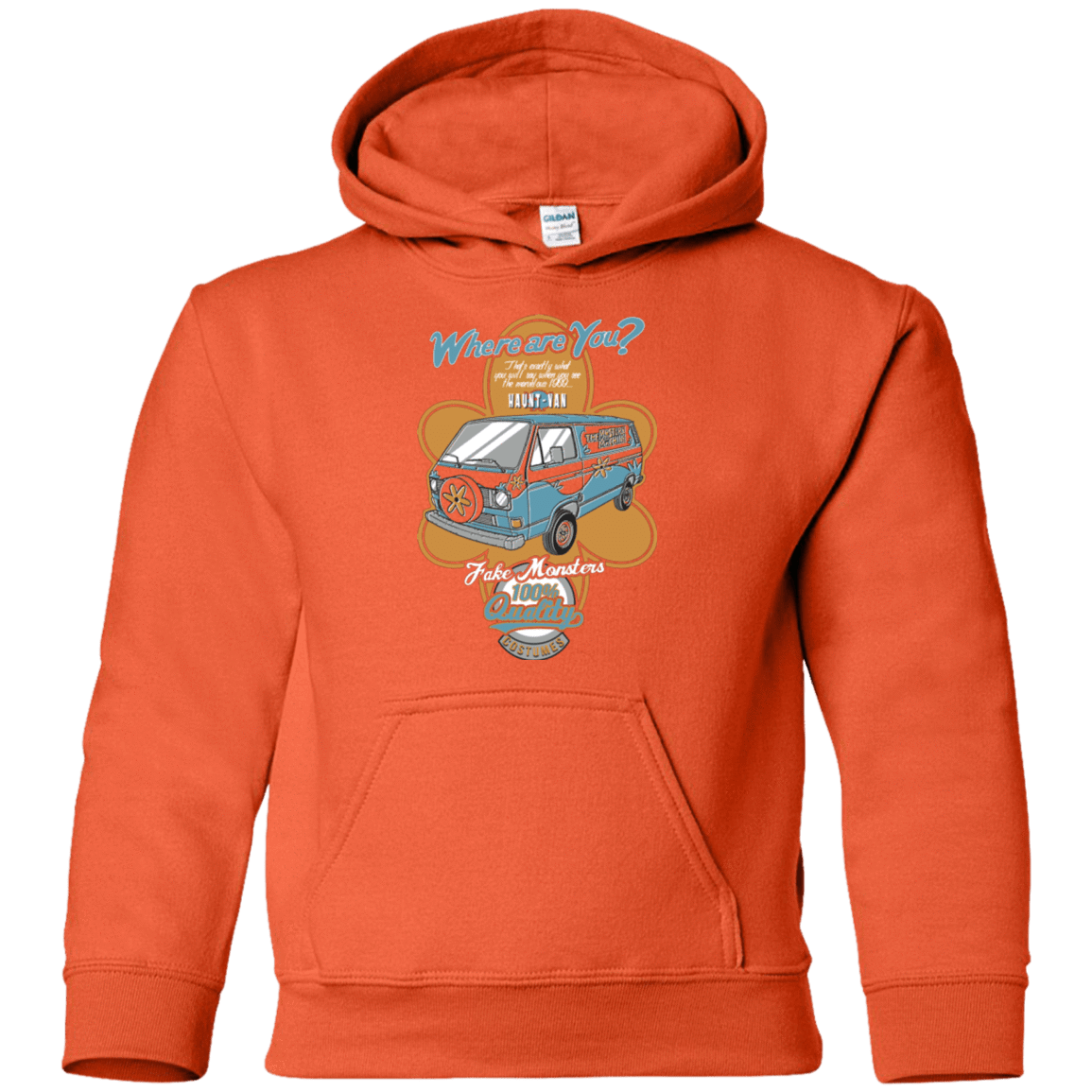 Sweatshirts Orange / YS Haunt Van Youth Hoodie