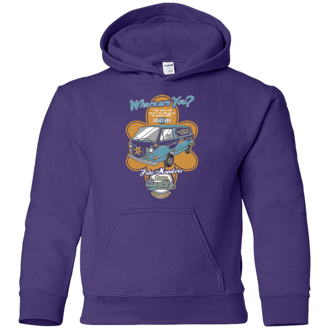 Sweatshirts Purple / YS Haunt Van Youth Hoodie