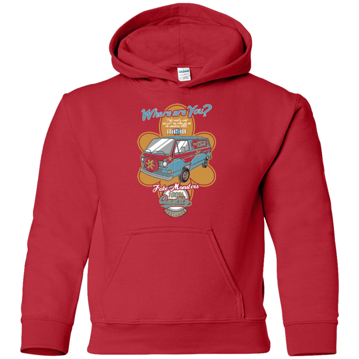Sweatshirts Red / YS Haunt Van Youth Hoodie