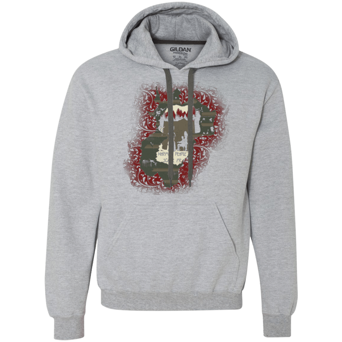 Sweatshirts Sport Grey / Small Haunted House Premium Fleece Hoodie