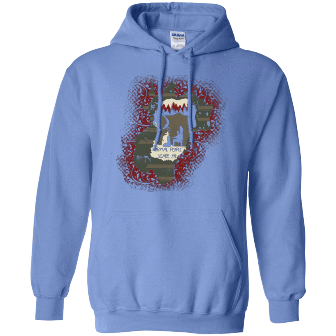 Sweatshirts Carolina Blue / Small Haunted House Pullover Hoodie