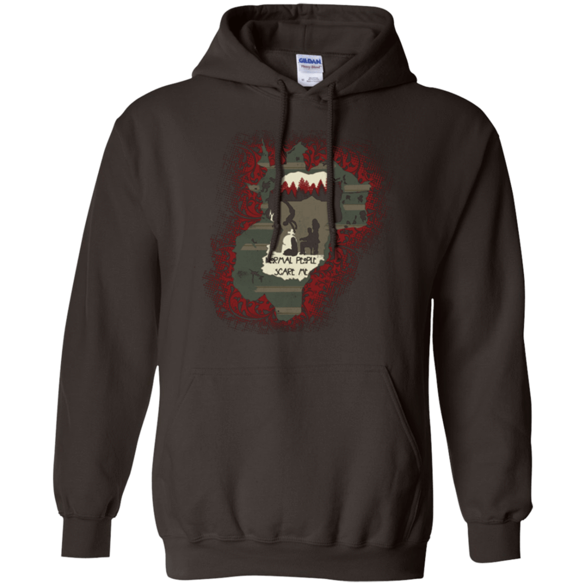 Sweatshirts Dark Chocolate / Small Haunted House Pullover Hoodie