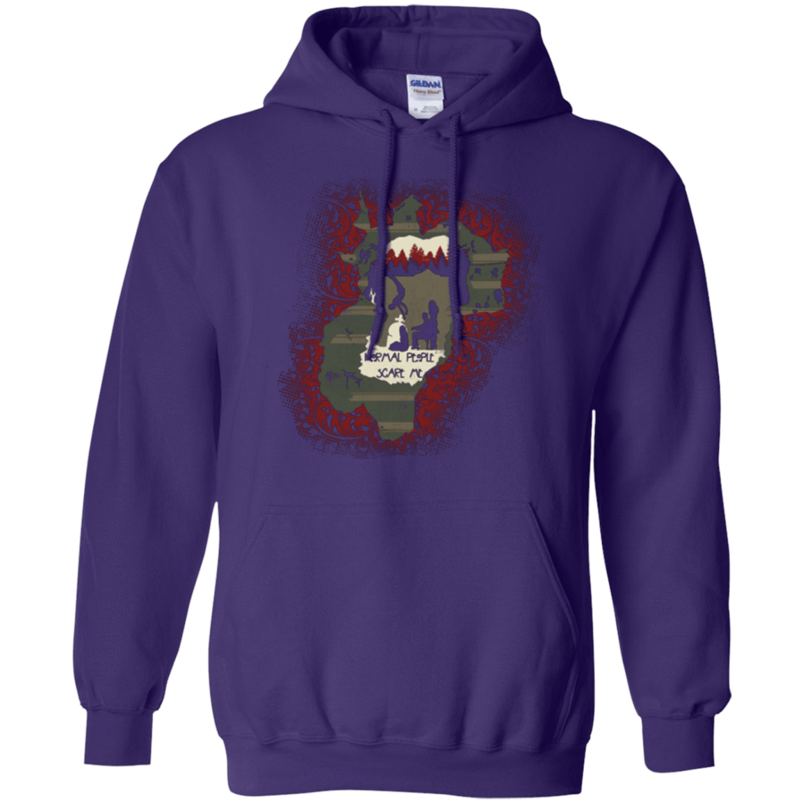 Sweatshirts Purple / Small Haunted House Pullover Hoodie