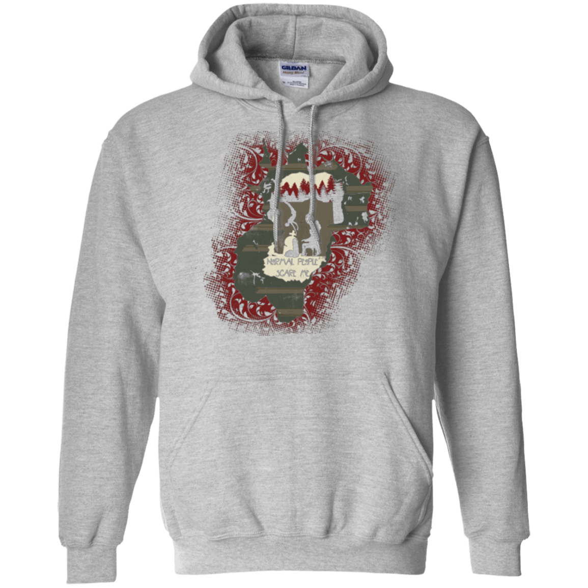 Sweatshirts Sport Grey / Small Haunted House Pullover Hoodie