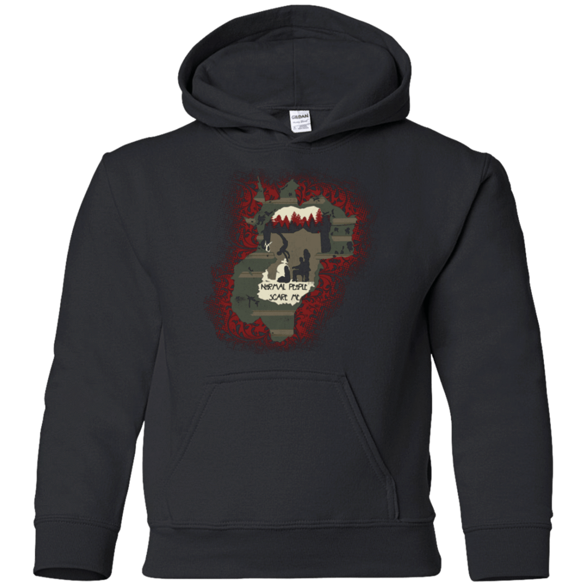 Sweatshirts Black / YS Haunted House Youth Hoodie