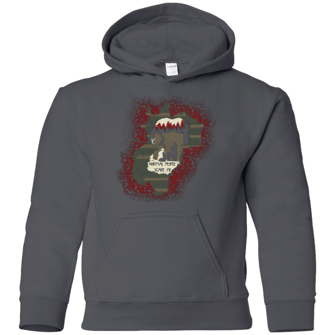 Sweatshirts Charcoal / YS Haunted House Youth Hoodie