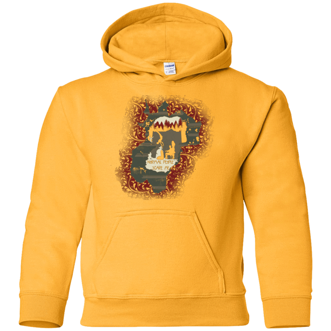 Sweatshirts Gold / YS Haunted House Youth Hoodie