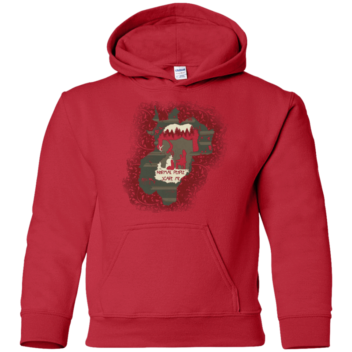 Sweatshirts Red / YS Haunted House Youth Hoodie
