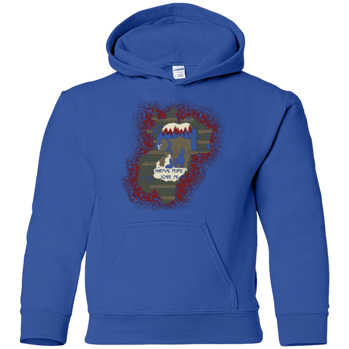 Sweatshirts Royal / YS Haunted House Youth Hoodie