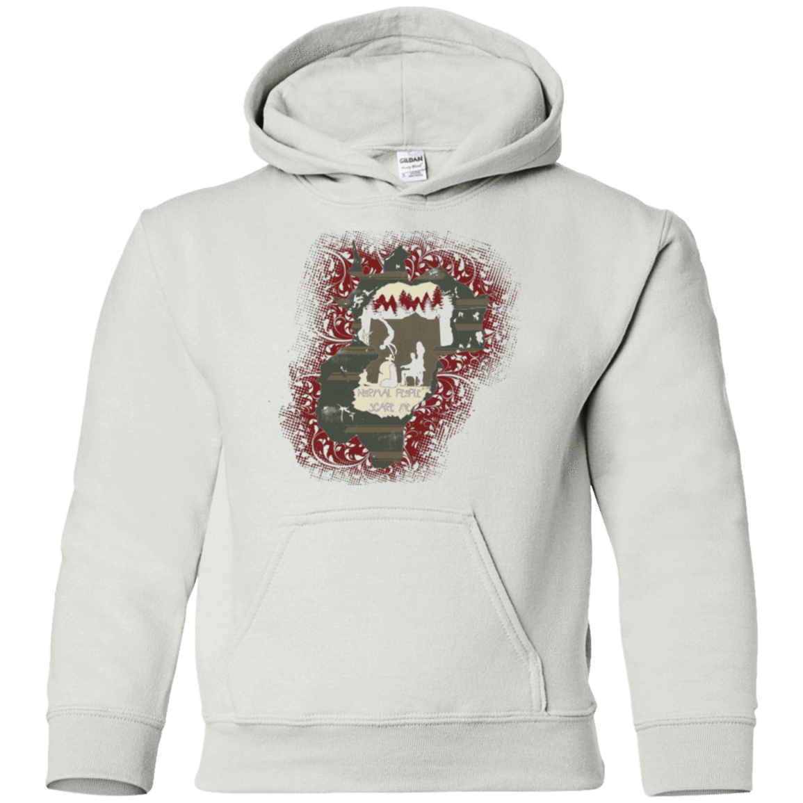 Sweatshirts White / YS Haunted House Youth Hoodie