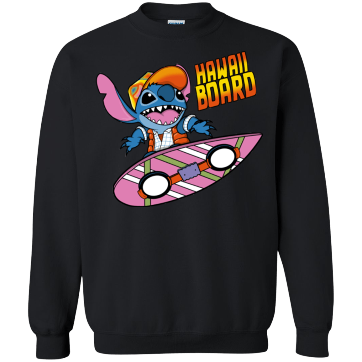 Sweatshirts Black / Small Hawaii Board Crewneck Sweatshirt