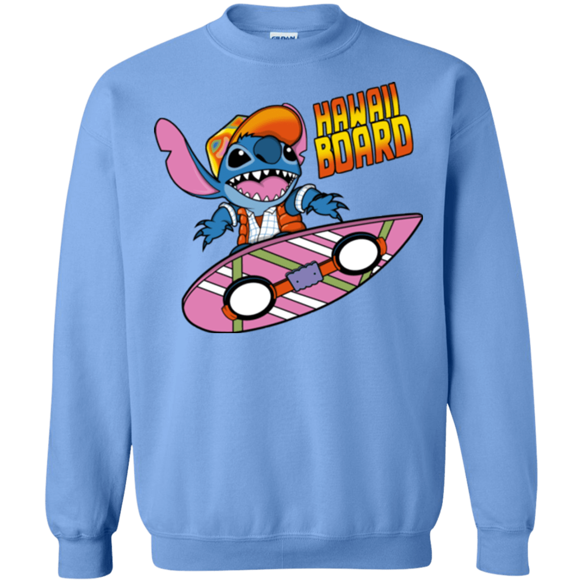 Sweatshirts Carolina Blue / Small Hawaii Board Crewneck Sweatshirt