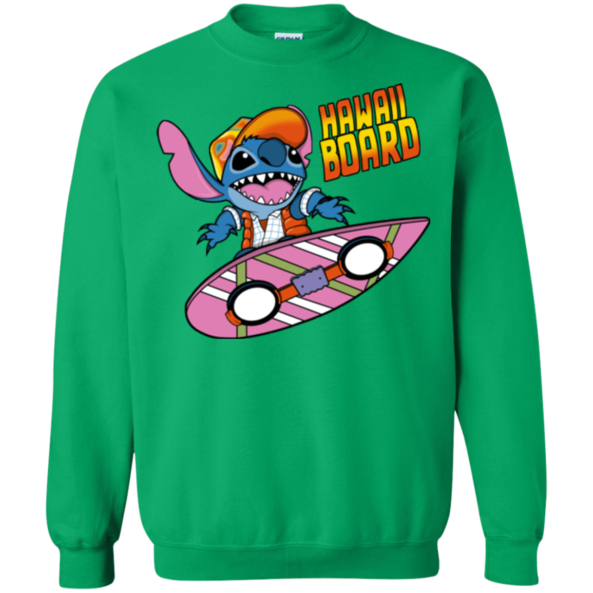 Sweatshirts Irish Green / Small Hawaii Board Crewneck Sweatshirt