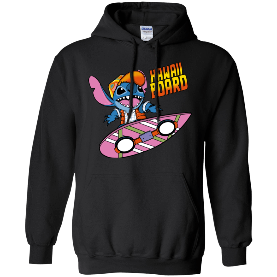 Sweatshirts Black / Small Hawaii Board Pullover Hoodie