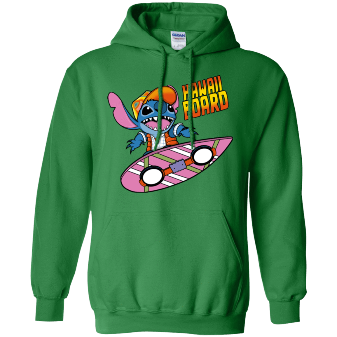 Sweatshirts Irish Green / Small Hawaii Board Pullover Hoodie