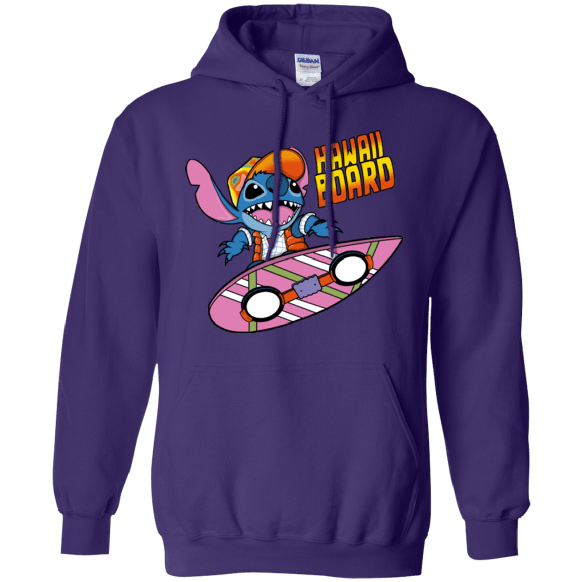 Sweatshirts Purple / Small Hawaii Board Pullover Hoodie