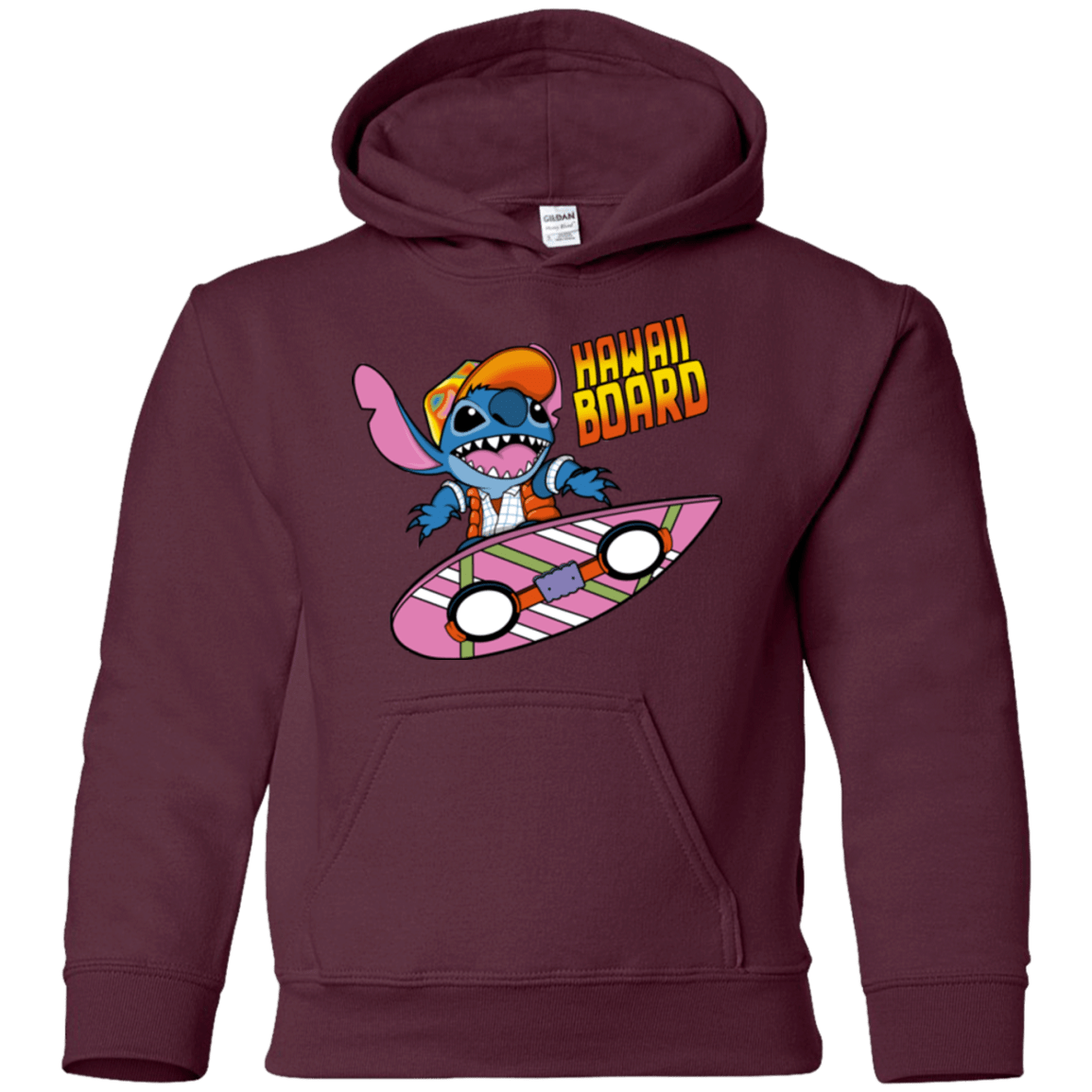 Sweatshirts Maroon / YS Hawaii Board Youth Hoodie