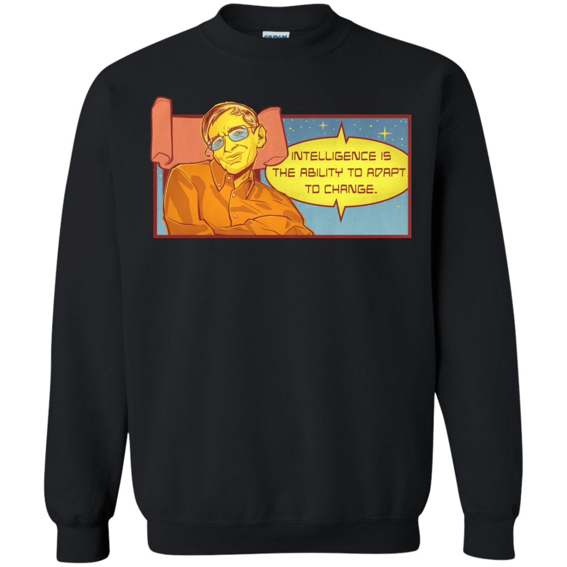 Sweatshirts Black / S HAWKING intelligance Crewneck Sweatshirt