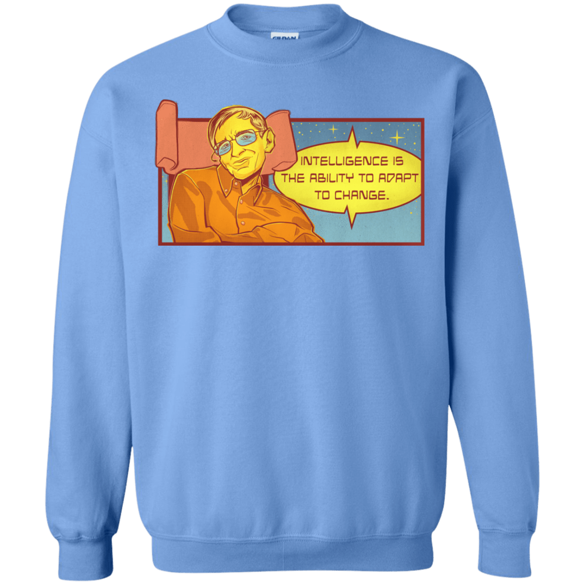 Sweatshirts Carolina Blue / S HAWKING intelligance Crewneck Sweatshirt