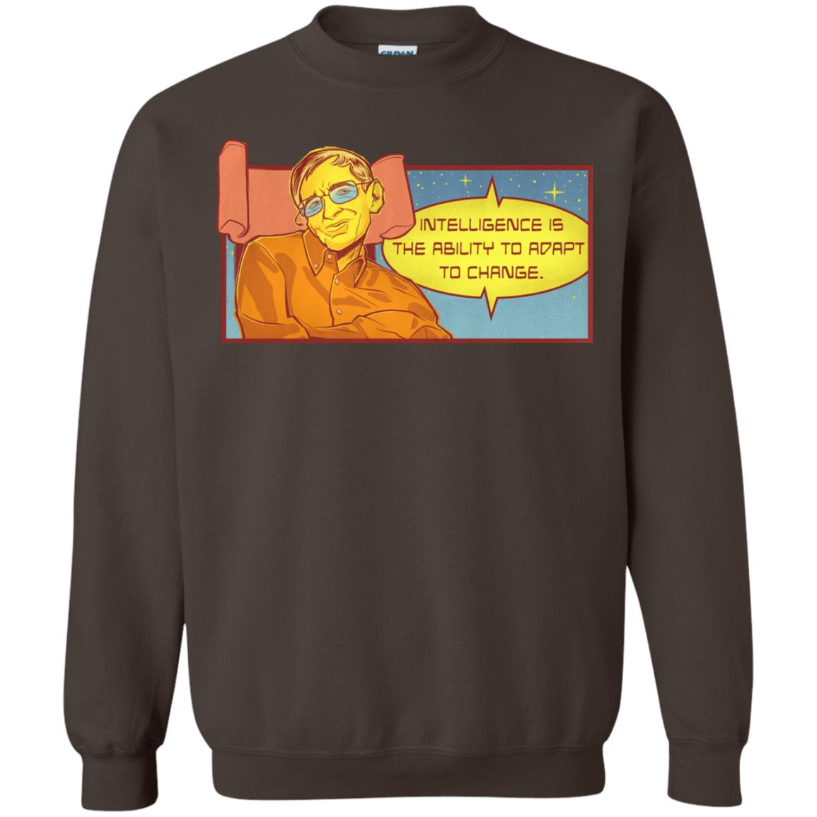 Sweatshirts Dark Chocolate / S HAWKING intelligance Crewneck Sweatshirt