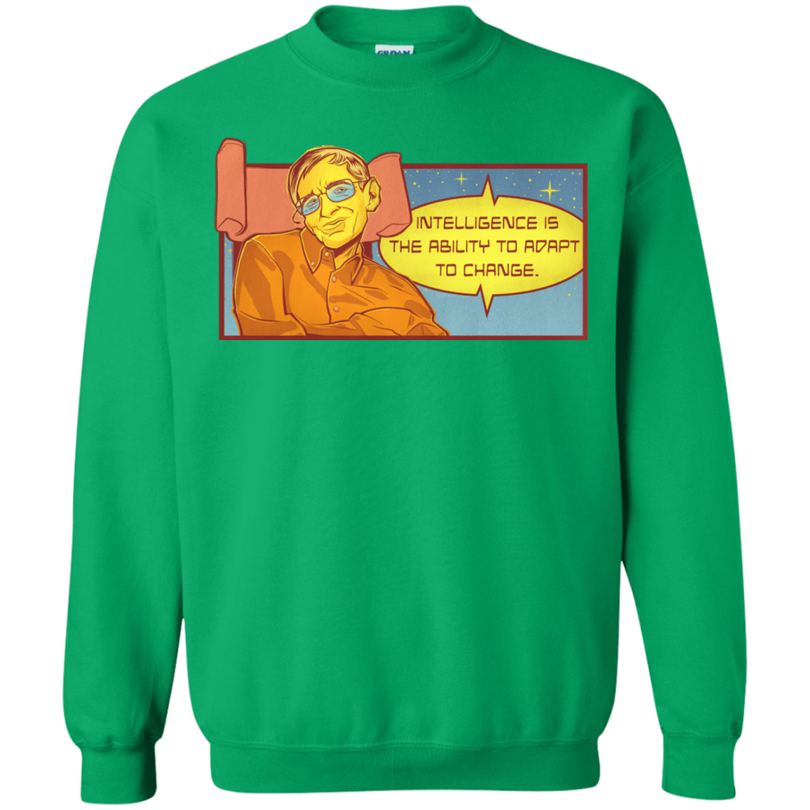Sweatshirts Irish Green / S HAWKING intelligance Crewneck Sweatshirt