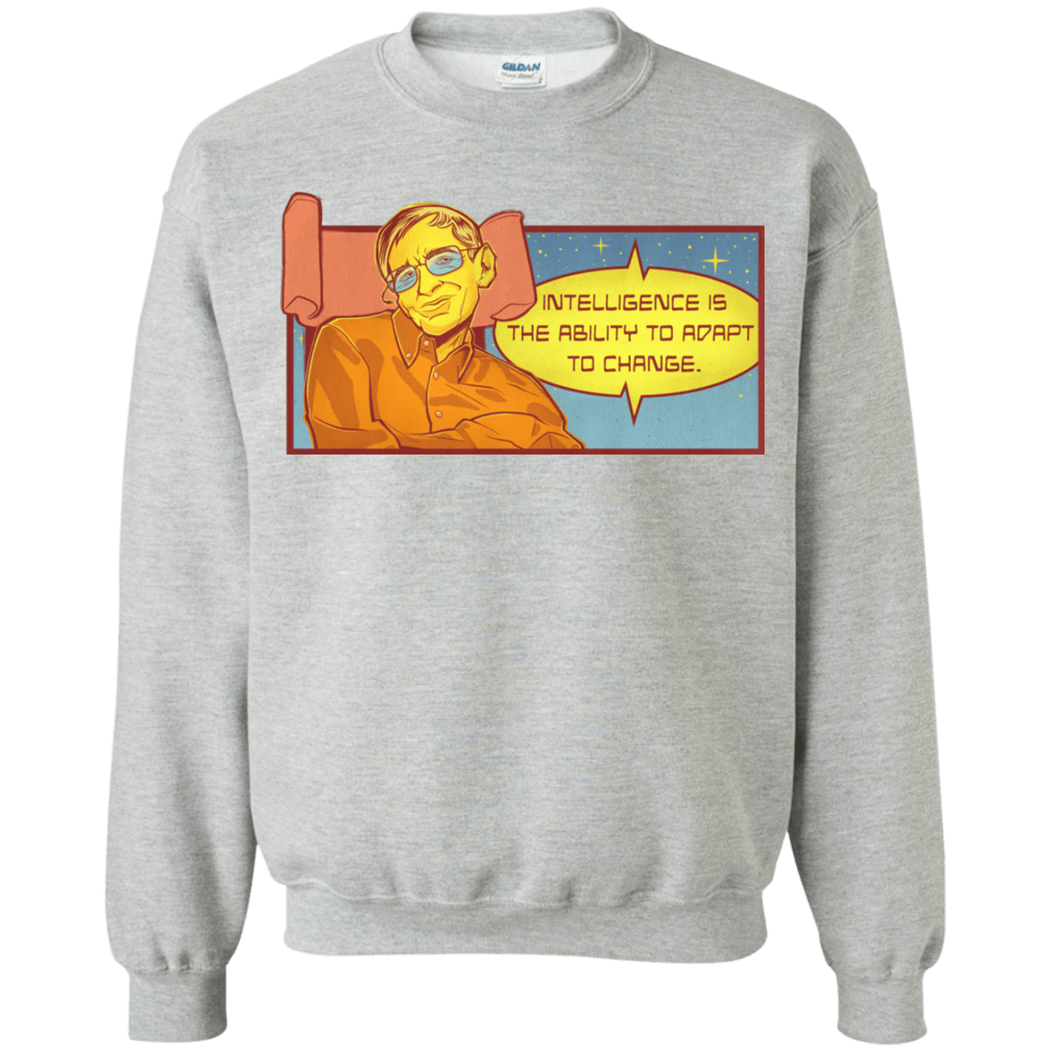 Sweatshirts Sport Grey / S HAWKING intelligance Crewneck Sweatshirt