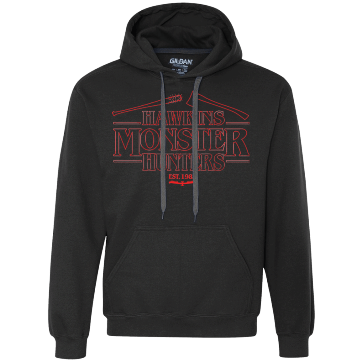 Sweatshirts Black / Small Hawkins Monster Hunters Premium Fleece Hoodie