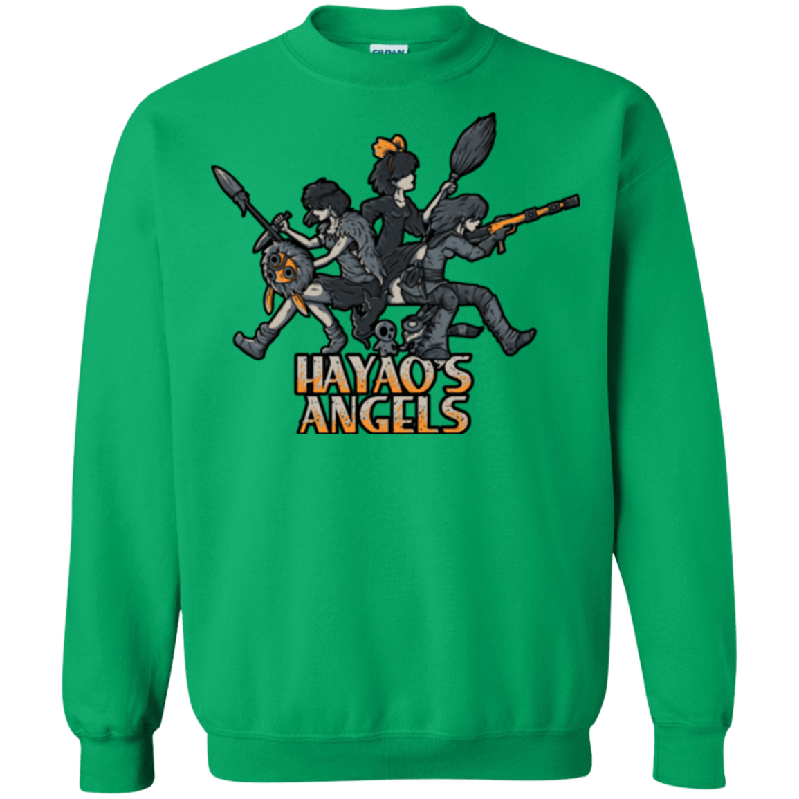 Sweatshirts Irish Green / Small HAYAOS-ANGELS Crewneck Sweatshirt