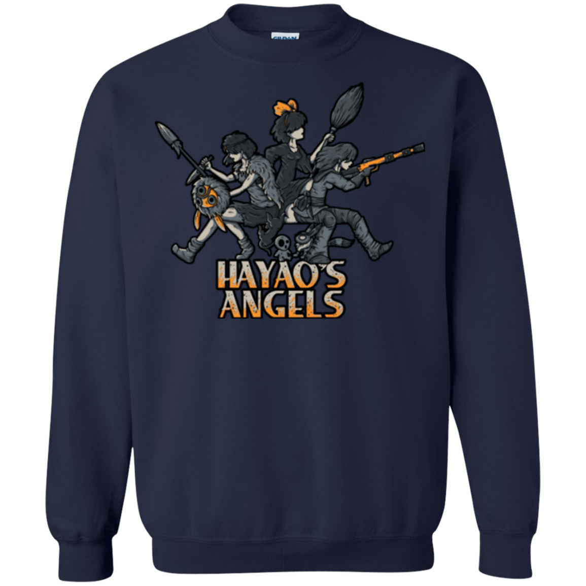 Sweatshirts Navy / Small HAYAOS-ANGELS Crewneck Sweatshirt