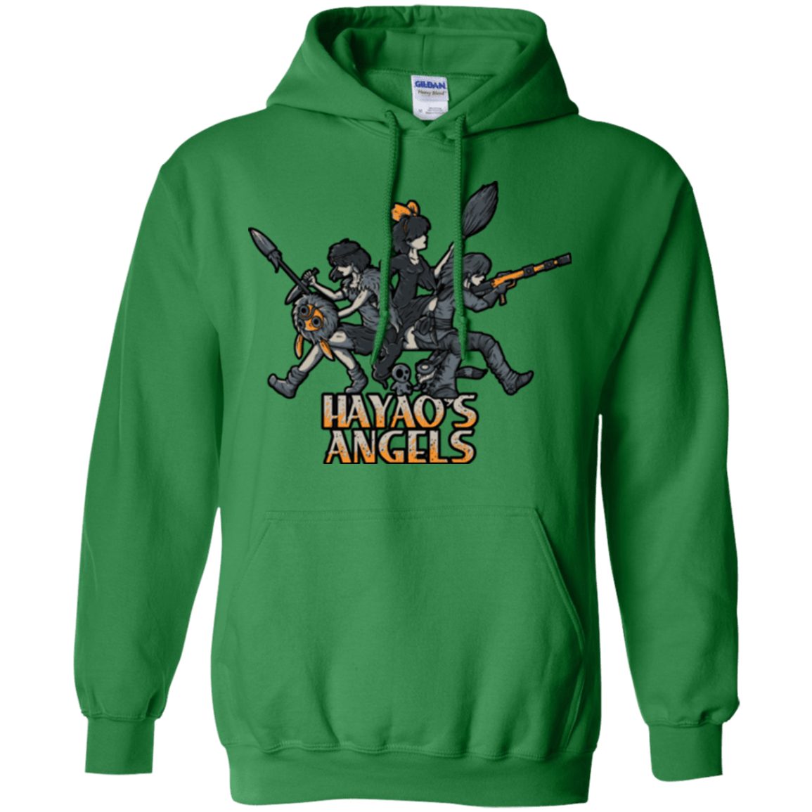 Sweatshirts Irish Green / Small HAYAOS-ANGELS Pullover Hoodie