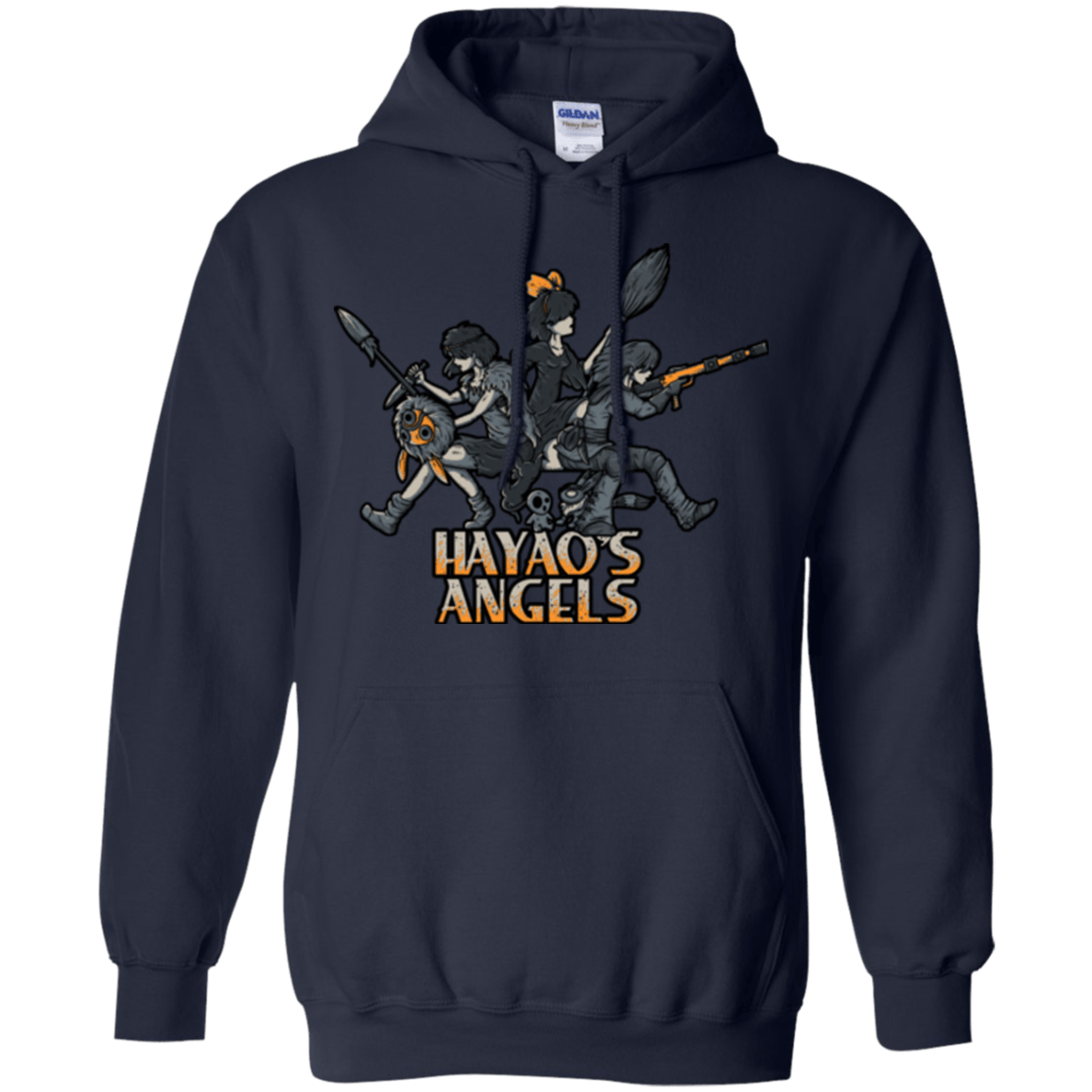 Sweatshirts Navy / Small HAYAOS-ANGELS Pullover Hoodie
