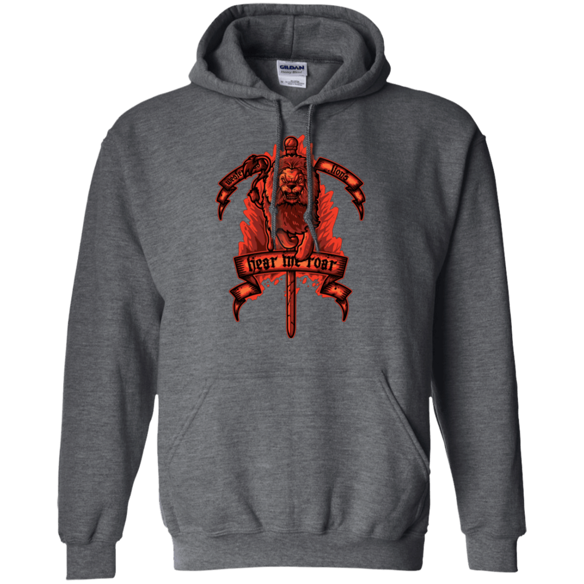 Sweatshirts Dark Heather / Small HEAR ME ROAR Pullover Hoodie