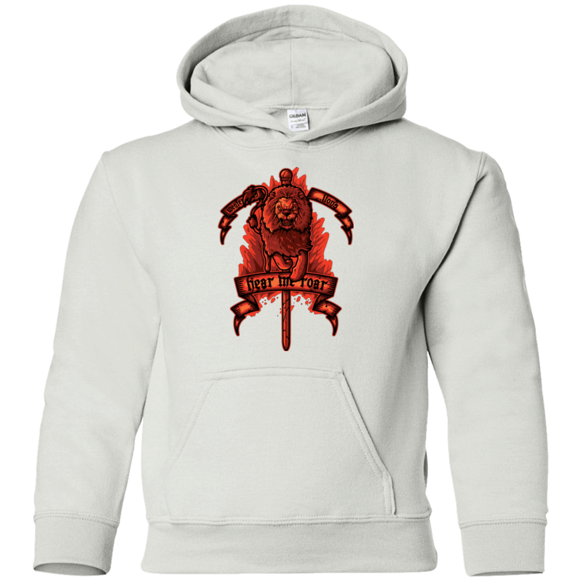Sweatshirts White / YS HEAR ME ROAR Youth Hoodie