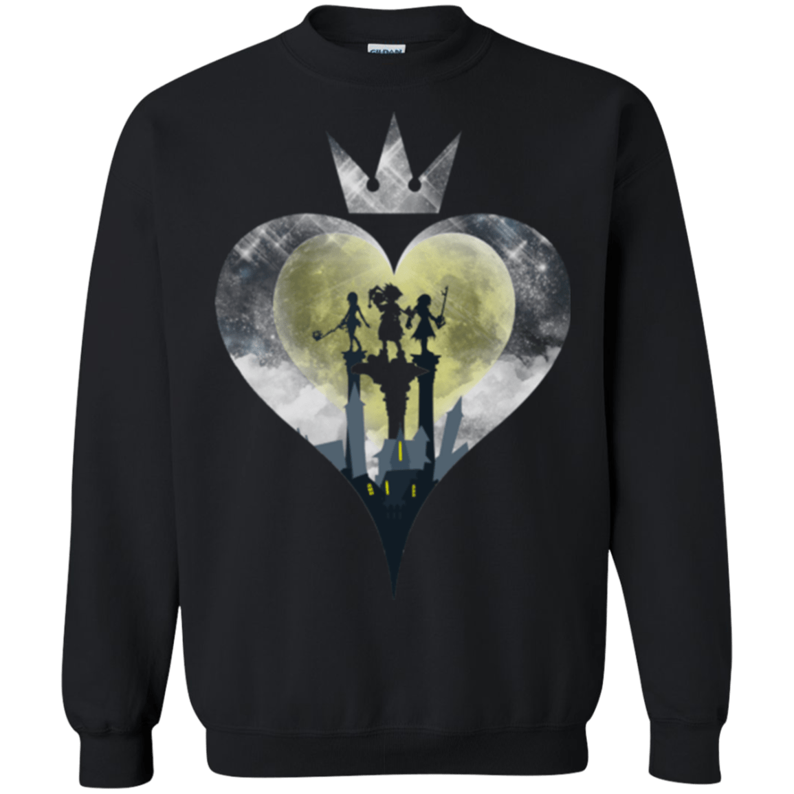 Sweatshirts Black / Small Heart Kingdom Crewneck Sweatshirt