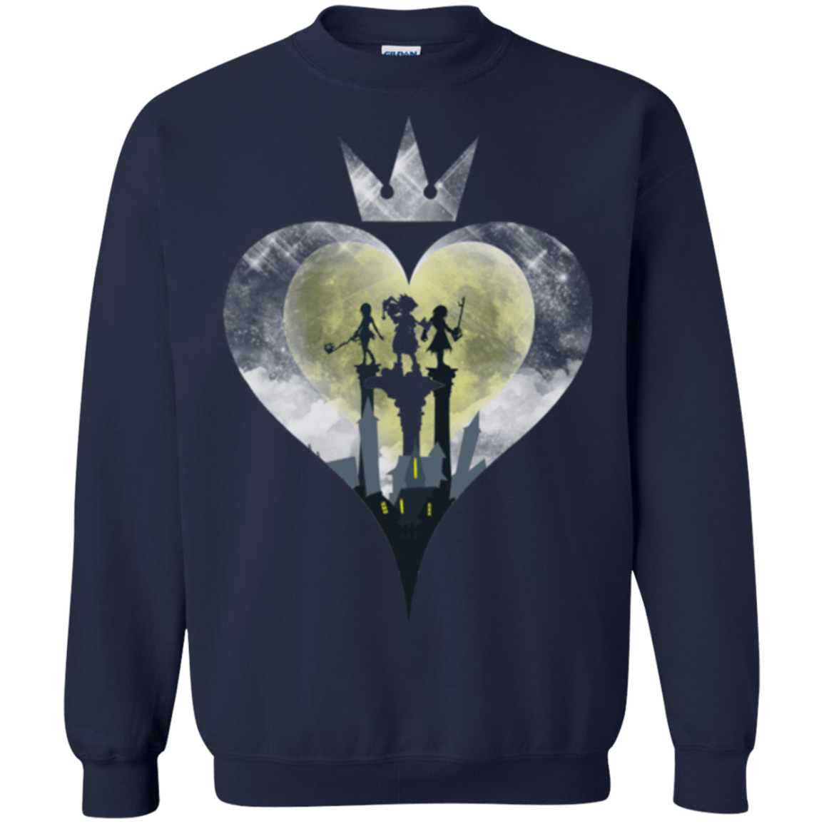 Sweatshirts Navy / Small Heart Kingdom Crewneck Sweatshirt