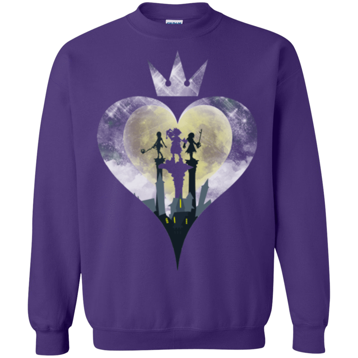 Sweatshirts Purple / Small Heart Kingdom Crewneck Sweatshirt