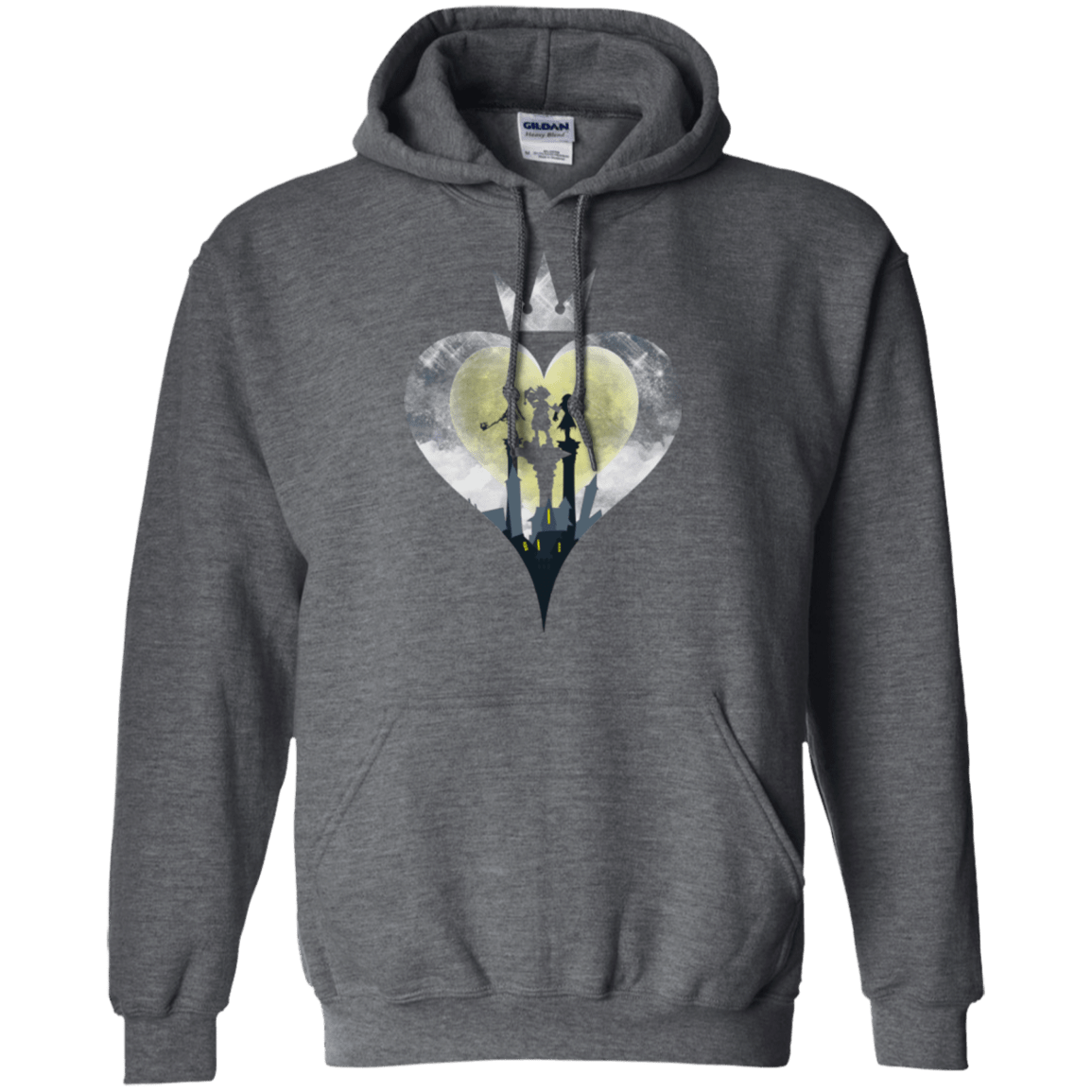 Sweatshirts Dark Heather / Small Heart Kingdom Pullover Hoodie