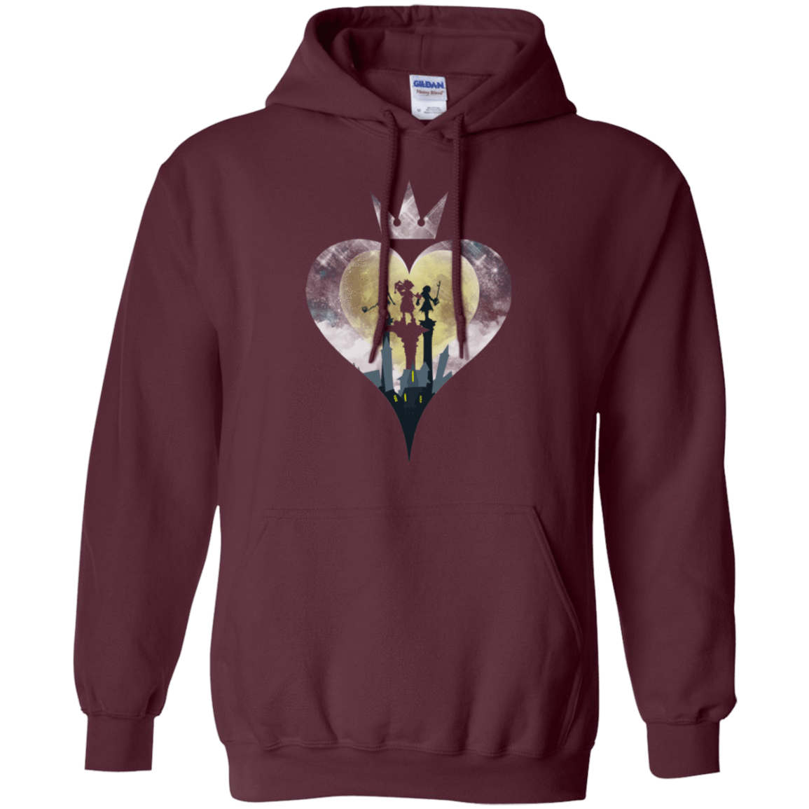 Sweatshirts Maroon / Small Heart Kingdom Pullover Hoodie