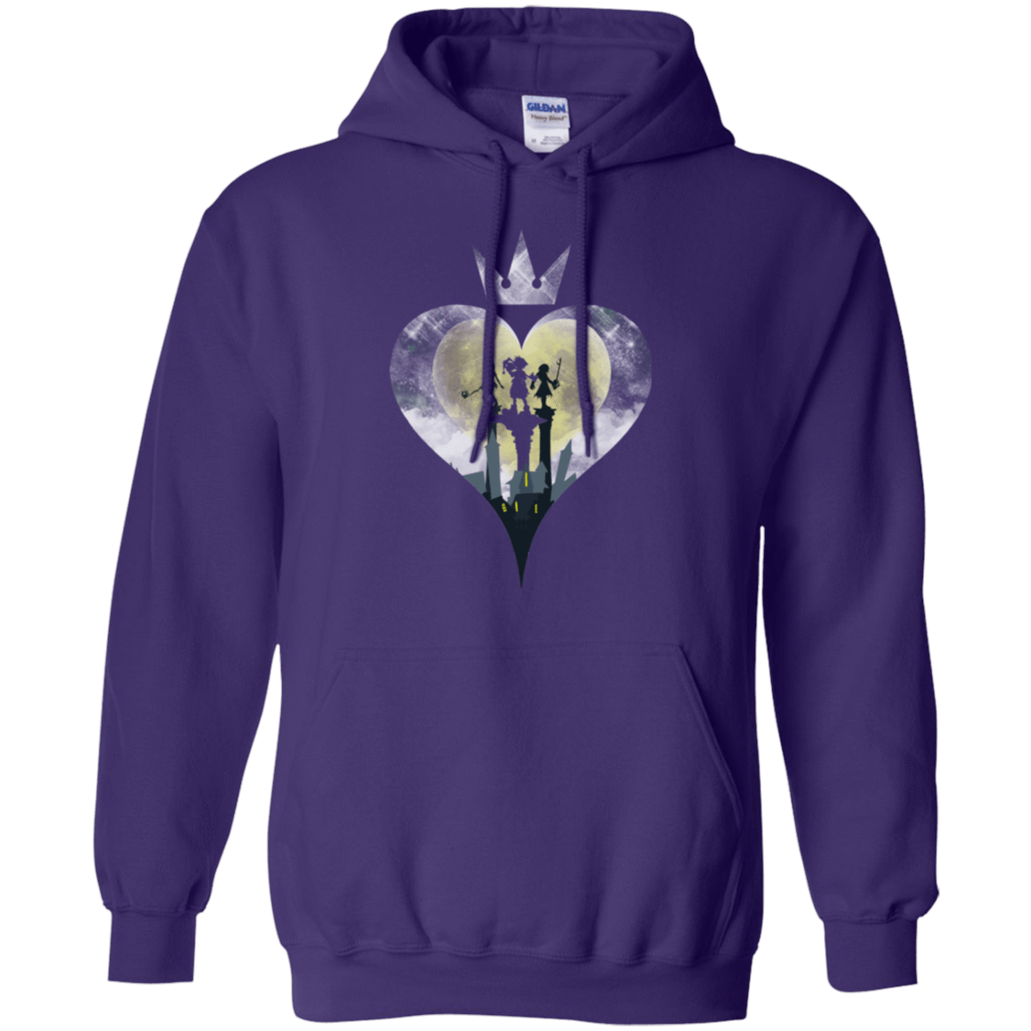 Sweatshirts Purple / Small Heart Kingdom Pullover Hoodie