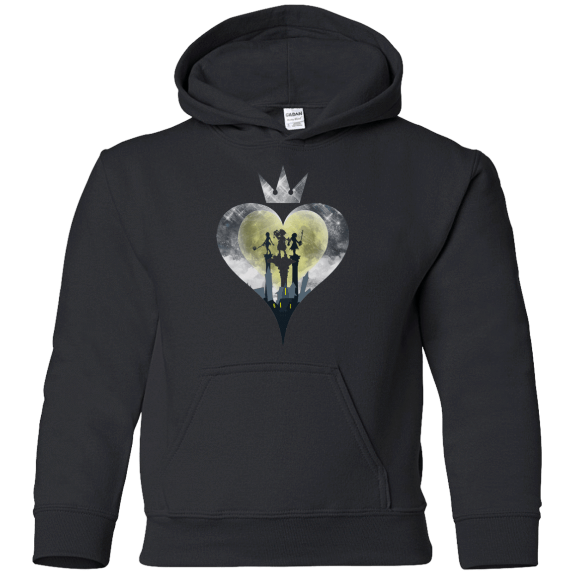 Sweatshirts Black / YS Heart Kingdom Youth Hoodie